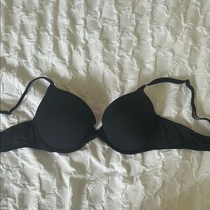 Pink Bra - Black with Pink Interior